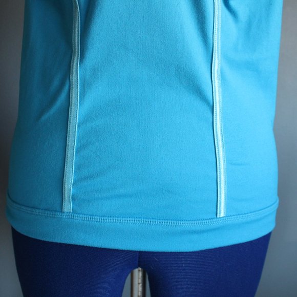 Blue Racerback With Shelf Bra Running Tank Top S - Picture 3 of 8